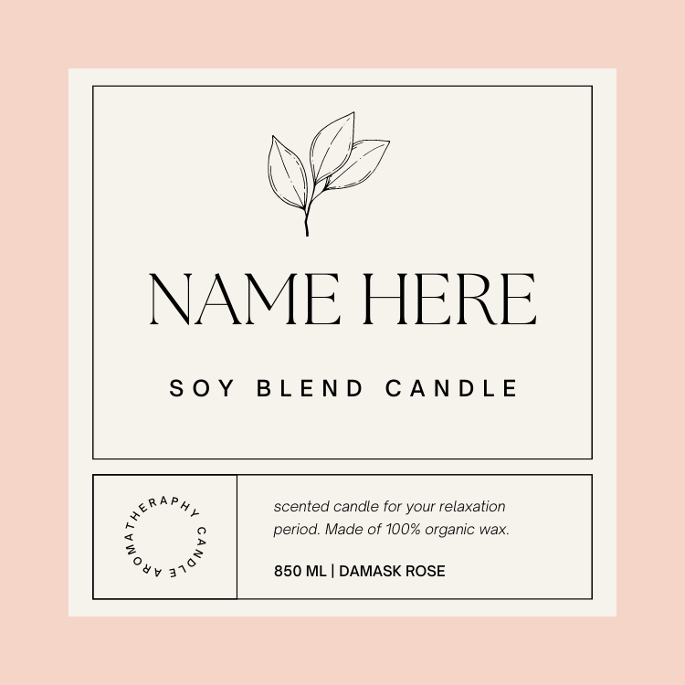 What do you think of my labels? I'm a graphic designer, now candle maker,  and I wanted to create a line that allowed me to hand draw each label,  while still keeping