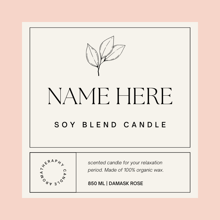 Design Your Own Label Template Elegant Border Product Label Template